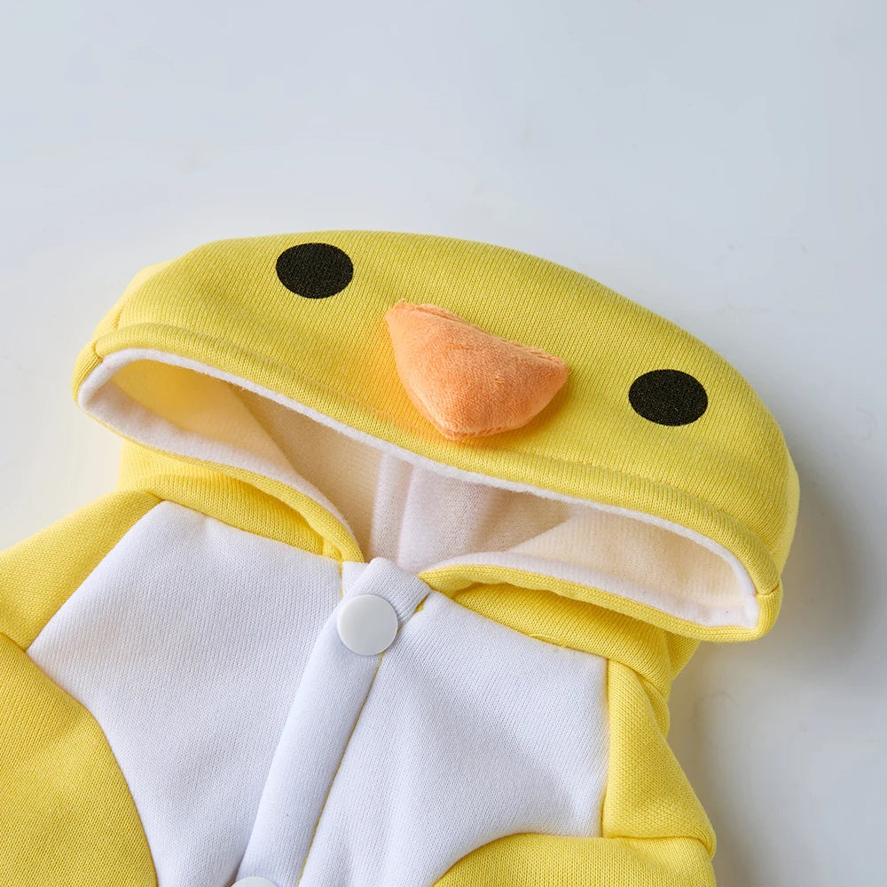 Yellow Chicken Pet Holiday Costume