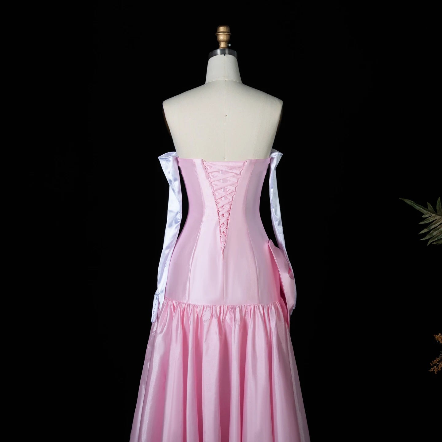 Sharon Said Women' s Elegant Evening Party Dress with Gloves 2026 Simple Wedding Birthday Prom Gowns with Bow SF167 Customized
