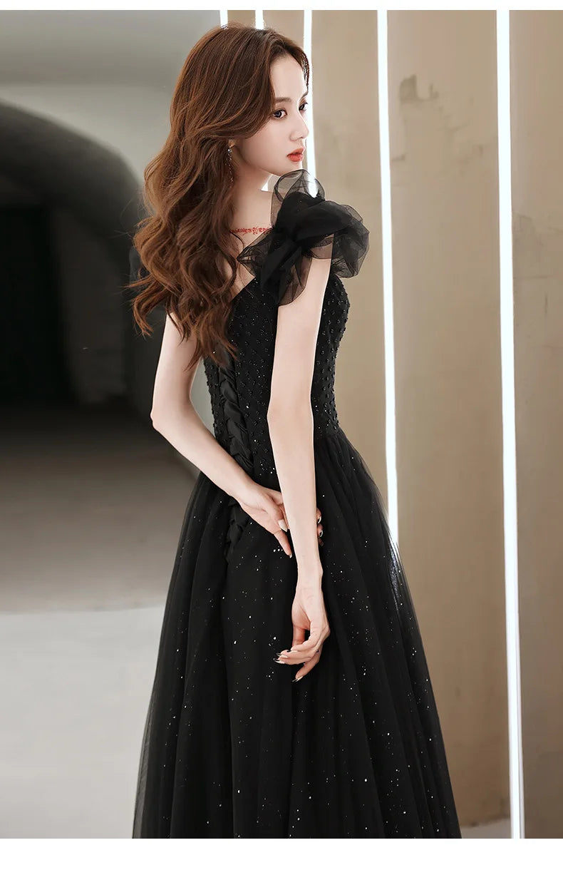 Elegant Backless Evening Prom Dress