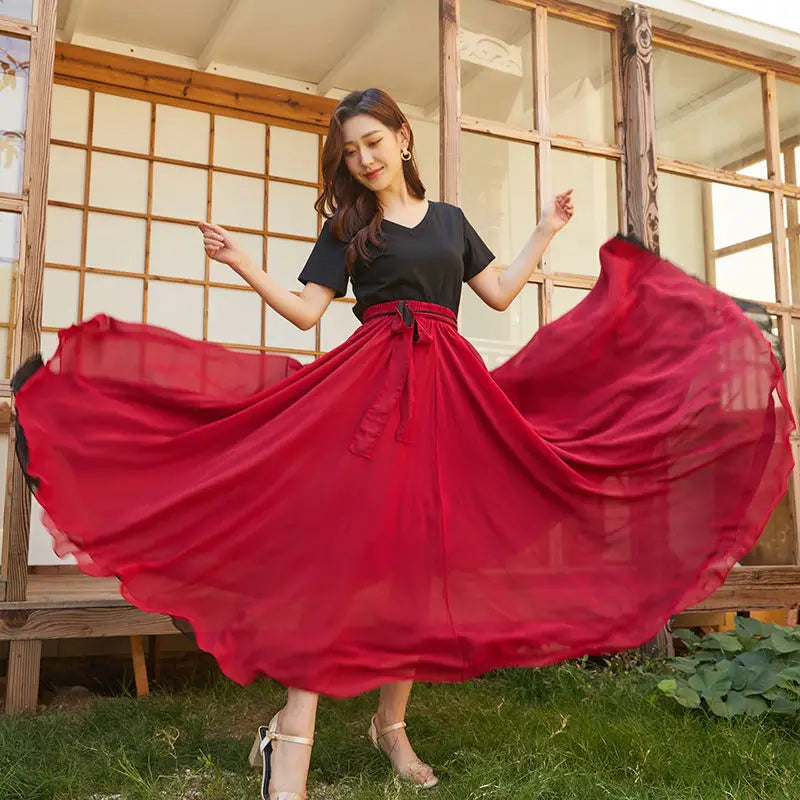 Fashion Chiffon Skirts Premium Edition