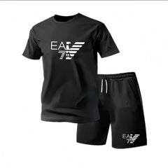 2026 Summer Fashion Men's Tracksuit T-shirt Shorts Set Leisure Short Sleeve Set Jogging Gym Suit Brand Clothing