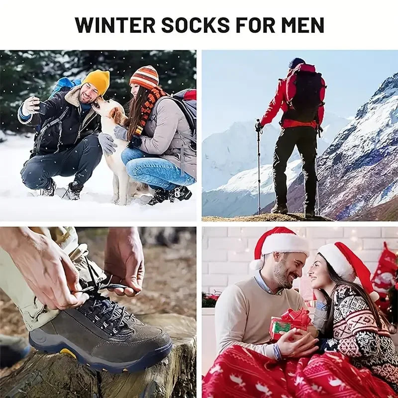 Thick Merino Thermal Snow Socks