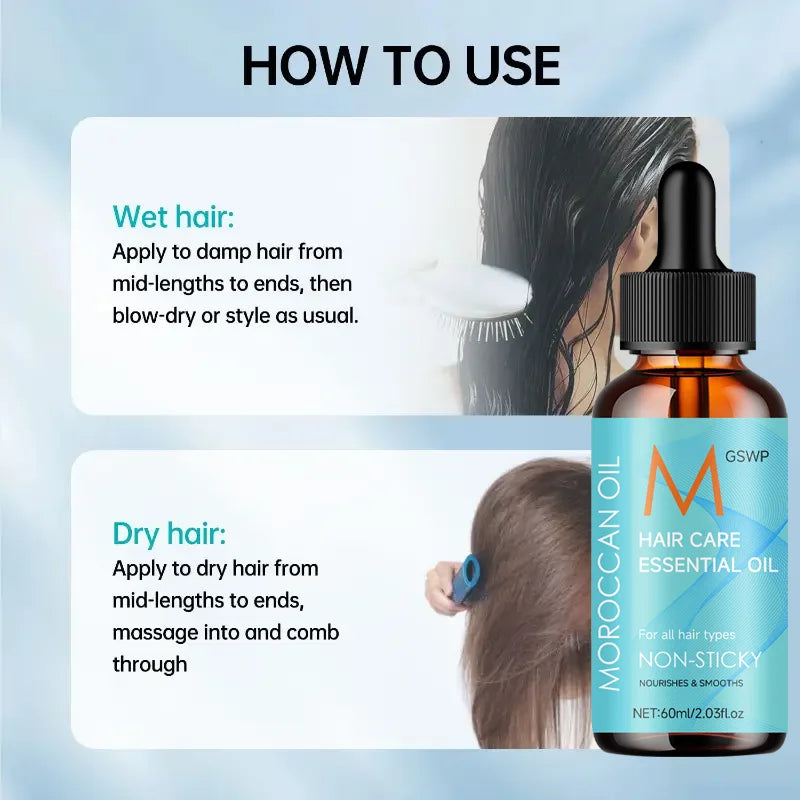 Moroccan Argan Smooth Shine Hair Oil