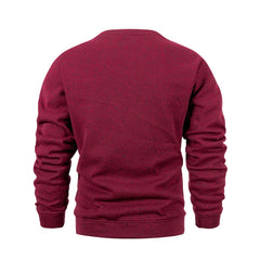 Men's Long Sleeve Sweaters Crew Neck Basic Pullover Shirts Autumn Warm Streetwear Outdoor Jogger Casual Loose Sweatshirt Hoody