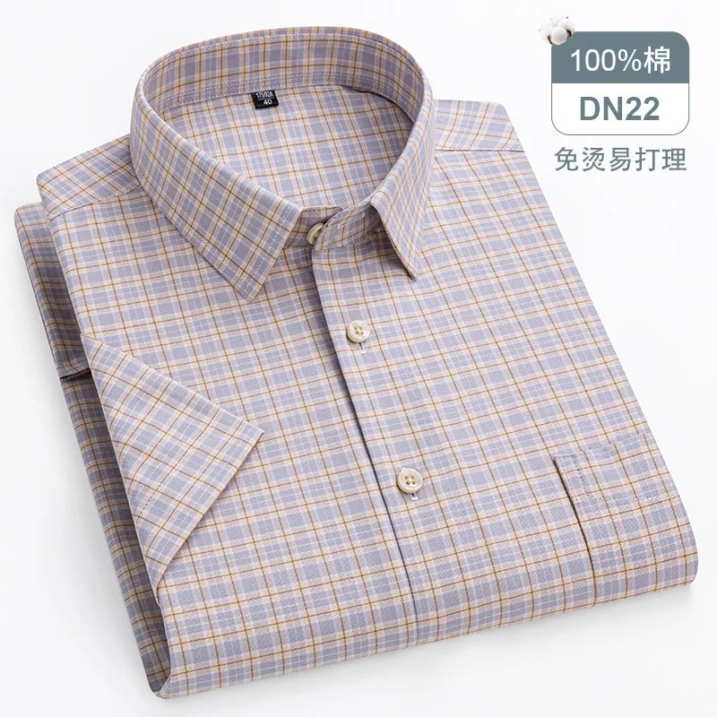 Oversized Cotton Oxford Short Shirt