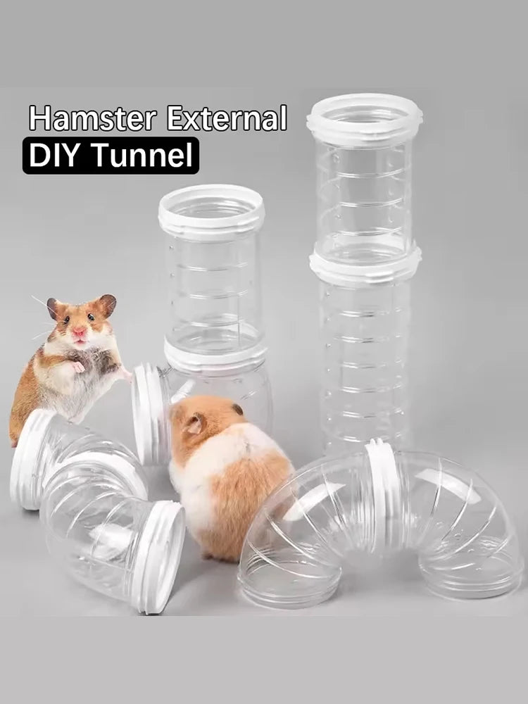 Pipeline Accessories DIY Set  Hamster Cage Renovation External Pipeline Tunnel Small Pet Supplies Toy