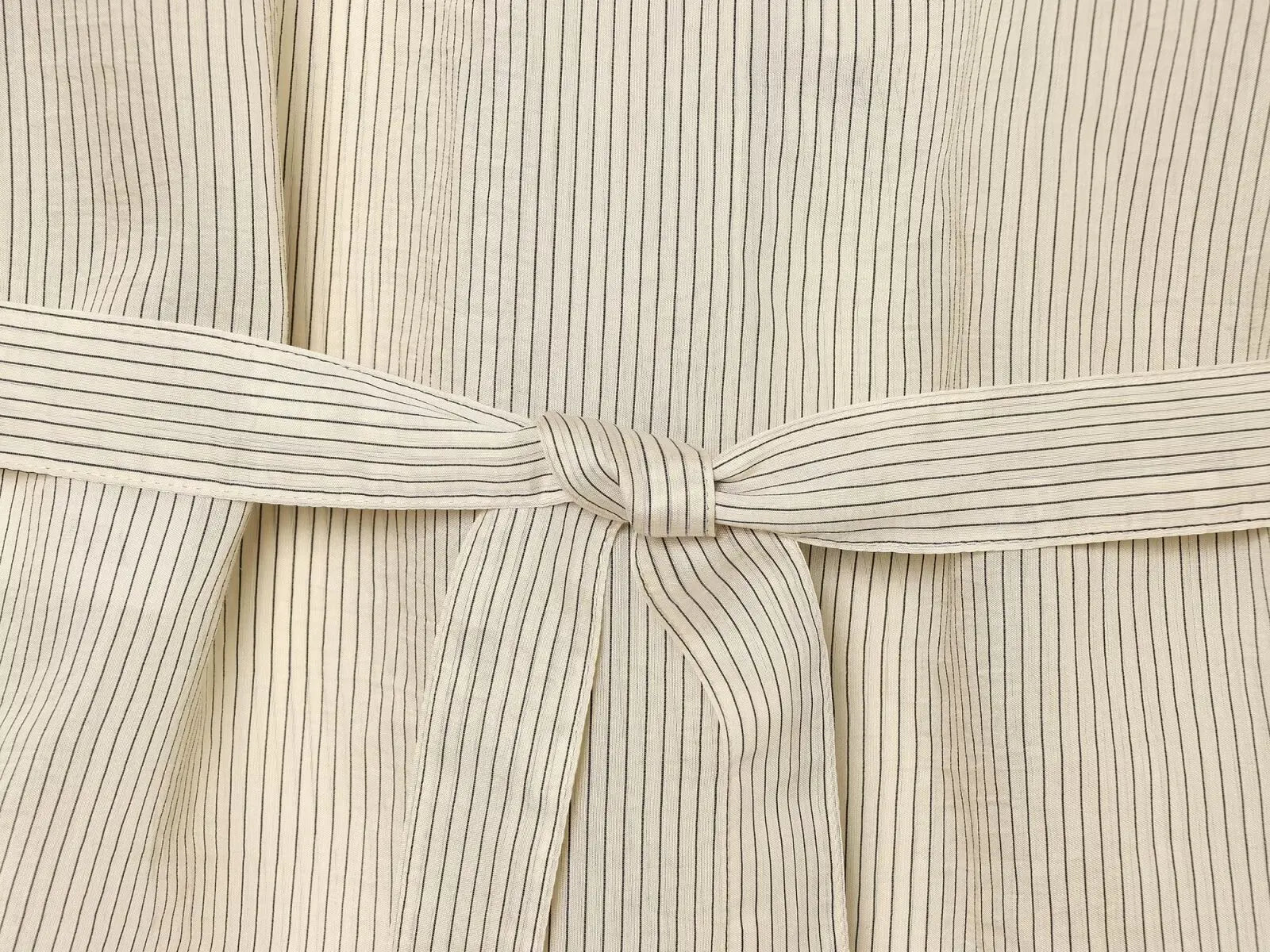 Women Trendy Sexy Striped Shirts Summer Female Chic Rope Buttons Sheer Shirts Lady High Street Elegant Long Sleeve Blouse Tops