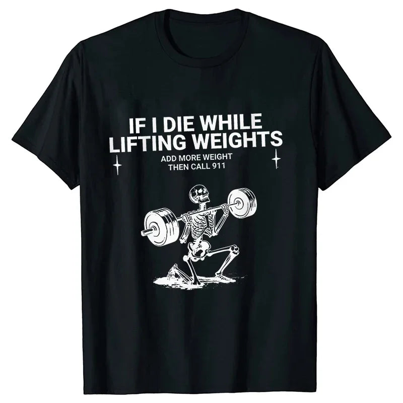 Funny Gym Workout Tee Men
