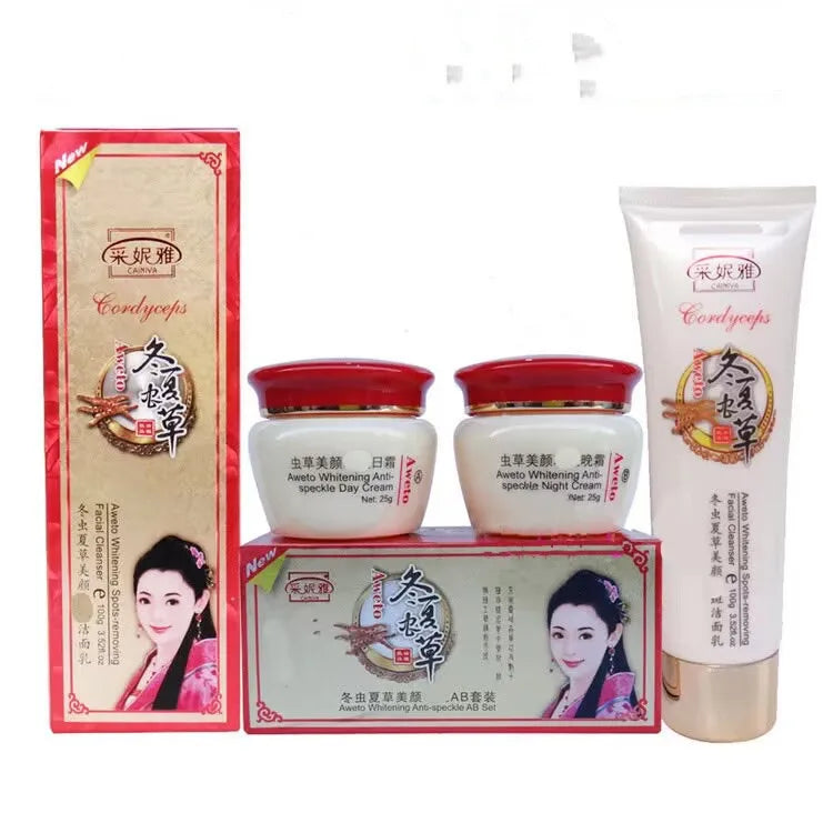 Whitening Cream Skin Care Sets Face Cream Cleanser Beauty Products For Women Bleaching Removing Dark Spots Facial Cream