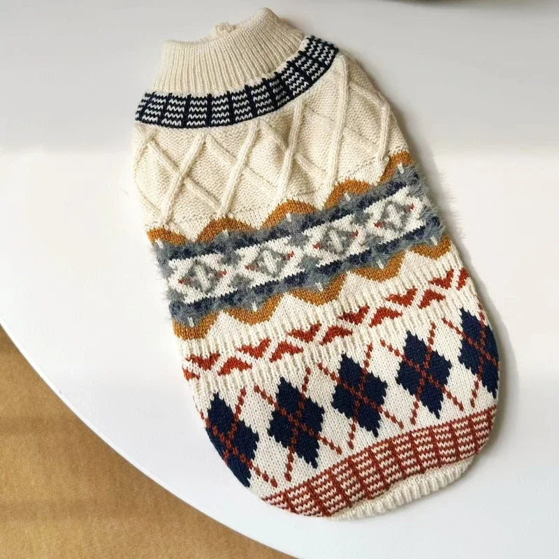 Dog Clothes Pet Sweater Knitted Pullovers Sweaters for Small Medium Dogs Chihuahua Puppy Pet Sweater Yorkshire Pure Dog Sweaters