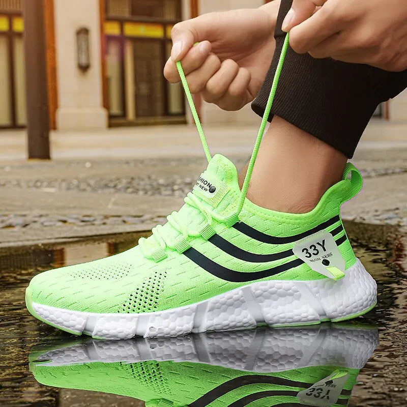 Lightweight Breathable Mesh Sports Sneakers
