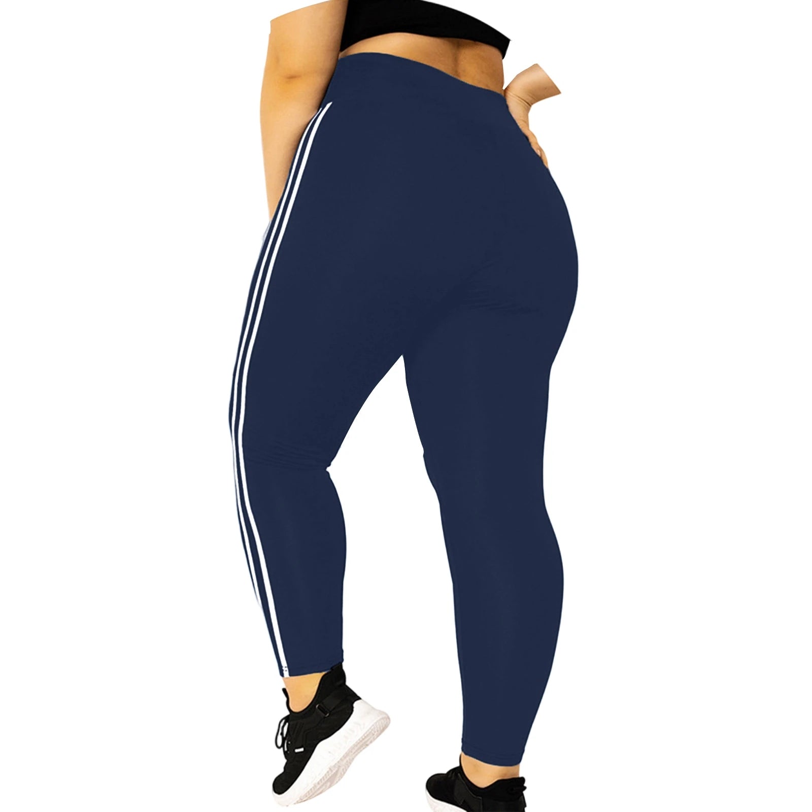 Women's Leggings Plus Size Sexy Solid Color Butt LiftingThermal High Waisted Slimming Shapewear Leggings Workout Pants Leggings