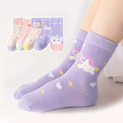 Unicorn Cartoon Kids Sock Set