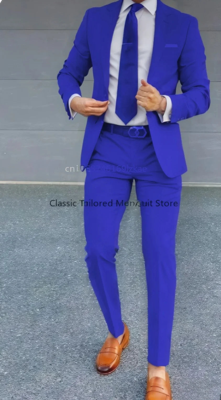 Slim Formal Two Piece Suit