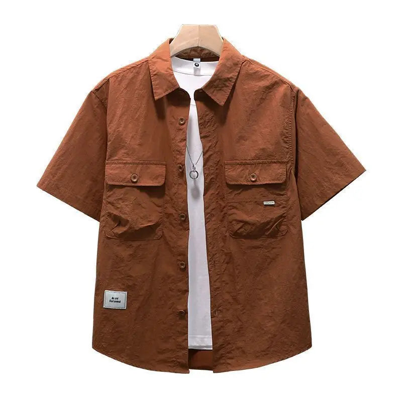 Loose Summer Casual Shirt Men