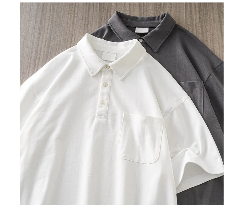 Heavyweight Cotton Pocket Summer Polo