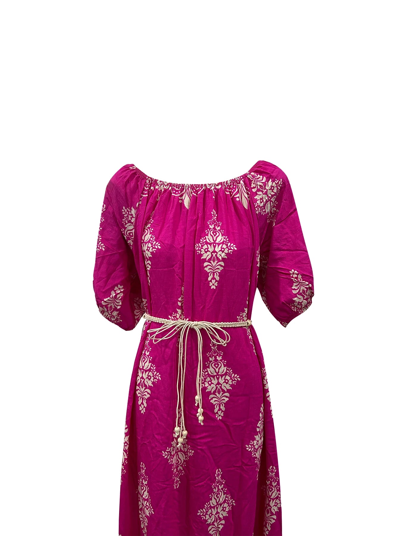 Women's Summer Dresses Casual Short Sleeve Crewneck Dress