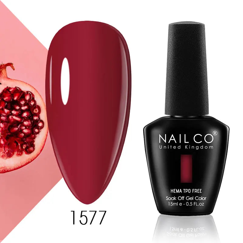 NAILCO 15ml Nail Gel Polish Semi Permanent UV Varnish Nails Art Gel Vernis Manicure TOP BASE Nails Products Supplies Equipment