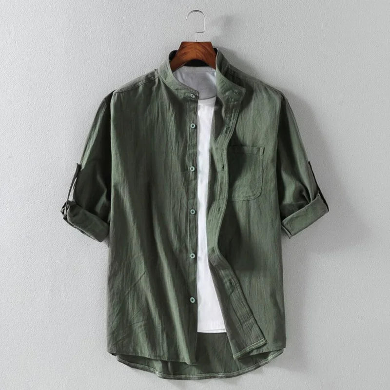 Cotton Linen Casual Summer Shirt