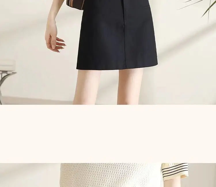 Modern High Waist Mini Skirt