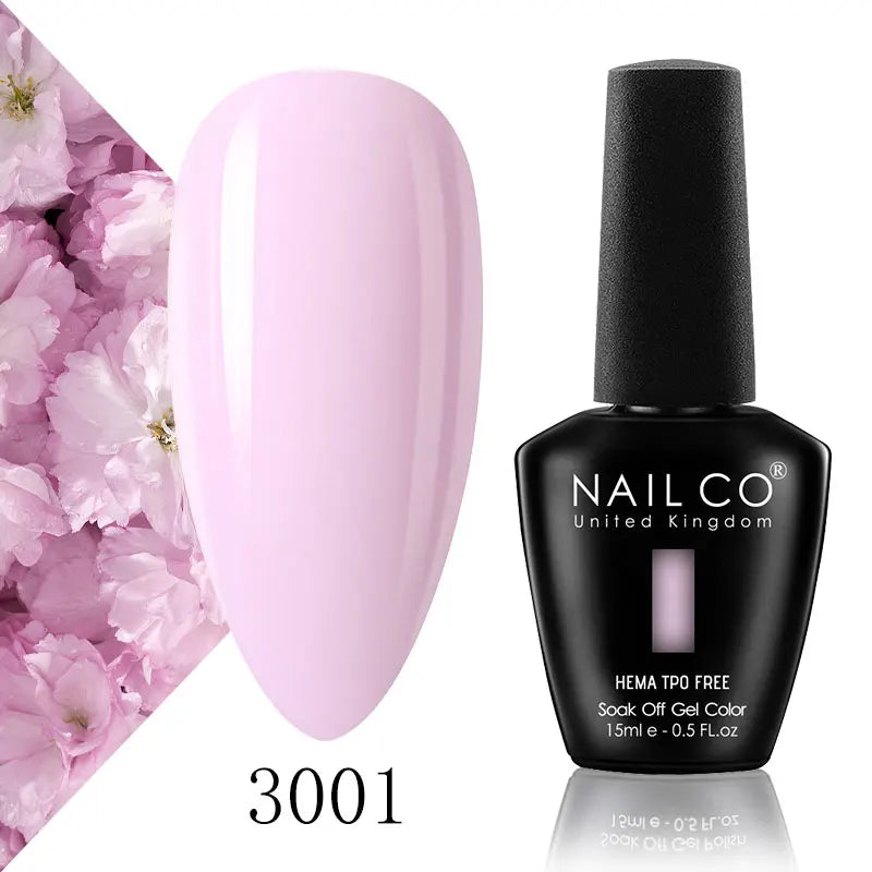 NAILCO 15ml Nail Gel Polish Semi Permanent UV Varnish Nails Art Gel Vernis Manicure TOP BASE Nails Products Supplies Equipment