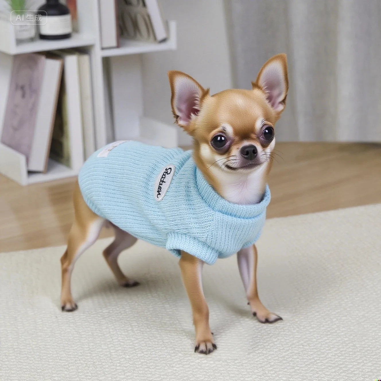 Knitted Winter Pullover Dog Sweater