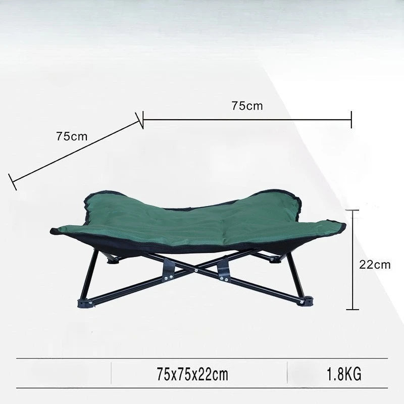 Foldable Outdoor Pet Bed Waterproof Detachable Kennel with Bite Resistant Comfort Pad for Dogs Cats Camping Travel Pet Supplies