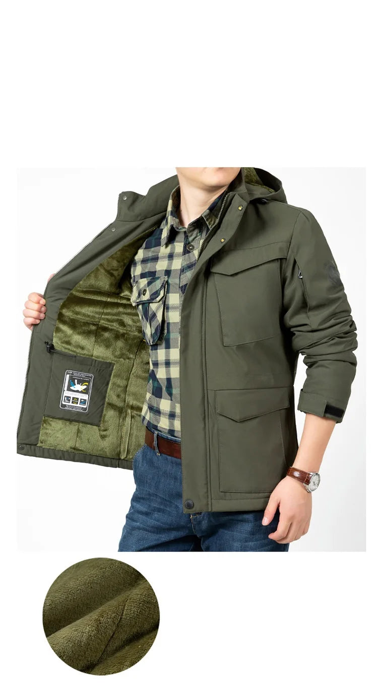 Waterproof Hooded Tactical Field Jacket