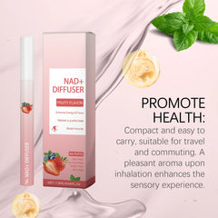 Herbal Energy Stick Aromatherapy Pen - Boost Focus, Relieve Fatigue, Improve Vitality & Breathing NAD+ Diffuser Relax Energy Pen