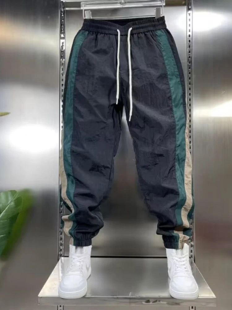 Running MEN FASHION Harajuku Mens Joggers Men's Sweatpants Straight Trousers Men's Summer Clothes Jogger Man Jogging Big Size