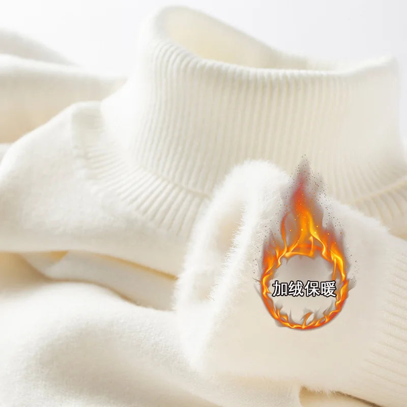 Thermal Fleece High-Neck Men’s Sweater