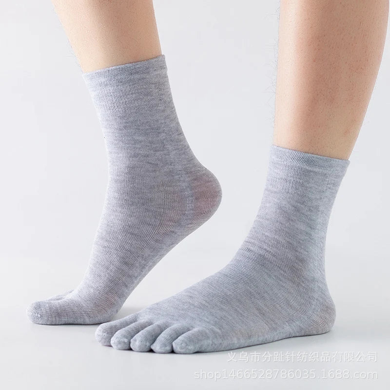 Breathable Cotton Toe Sports Socks
