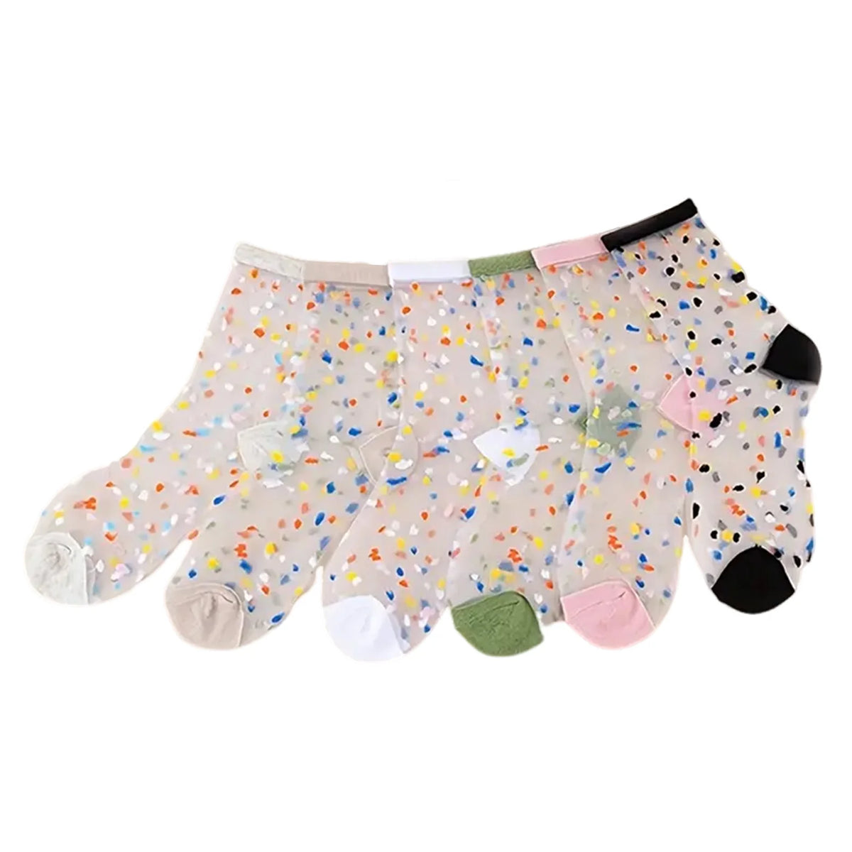 Sheer Lace Summer Spot Socks