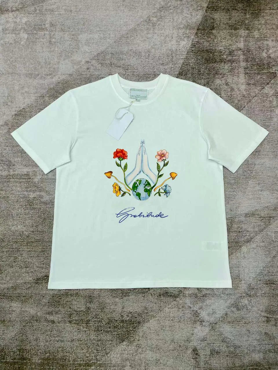 Oversized Fruit Logo Cotton Tee