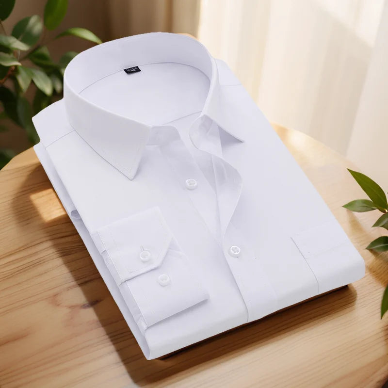 Classic Cotton Business Casual Shirt