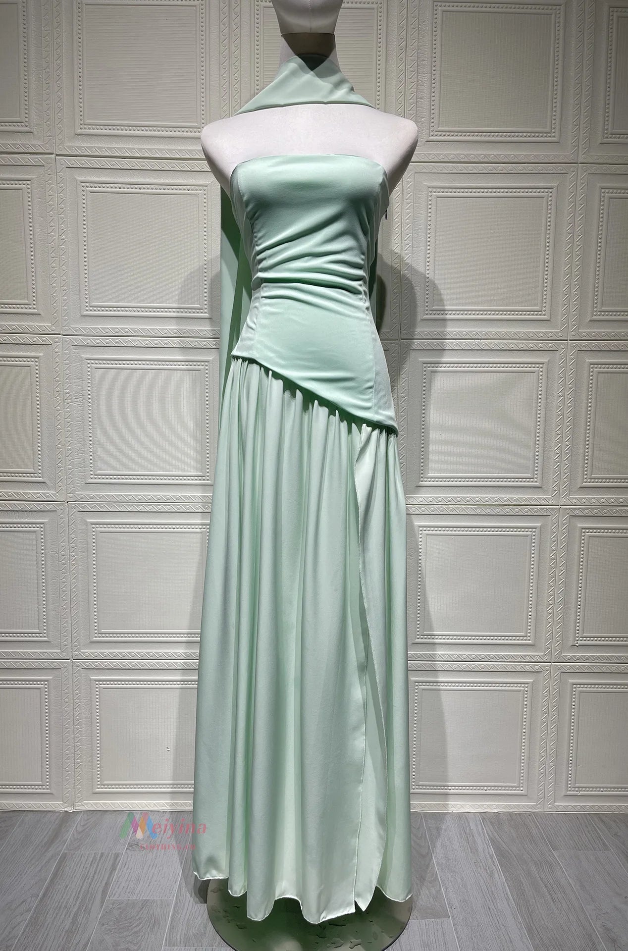 Chiffon Lace Ethereal Evening Gown