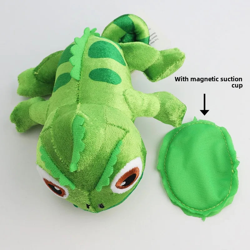 Cute Chameleon 15cm plush Sit on Shoulders Plush Toys Stuffed Creative Lizard Doll Clothing Accessories for Kid Birthday Gift