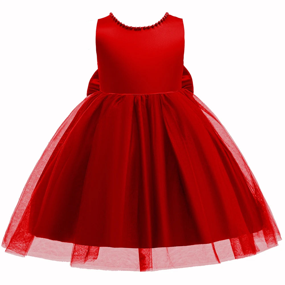 Elegant Bow Princess Party Dress