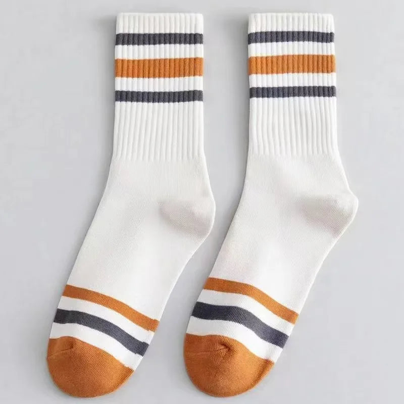 Colorful Stripe Casual Socks