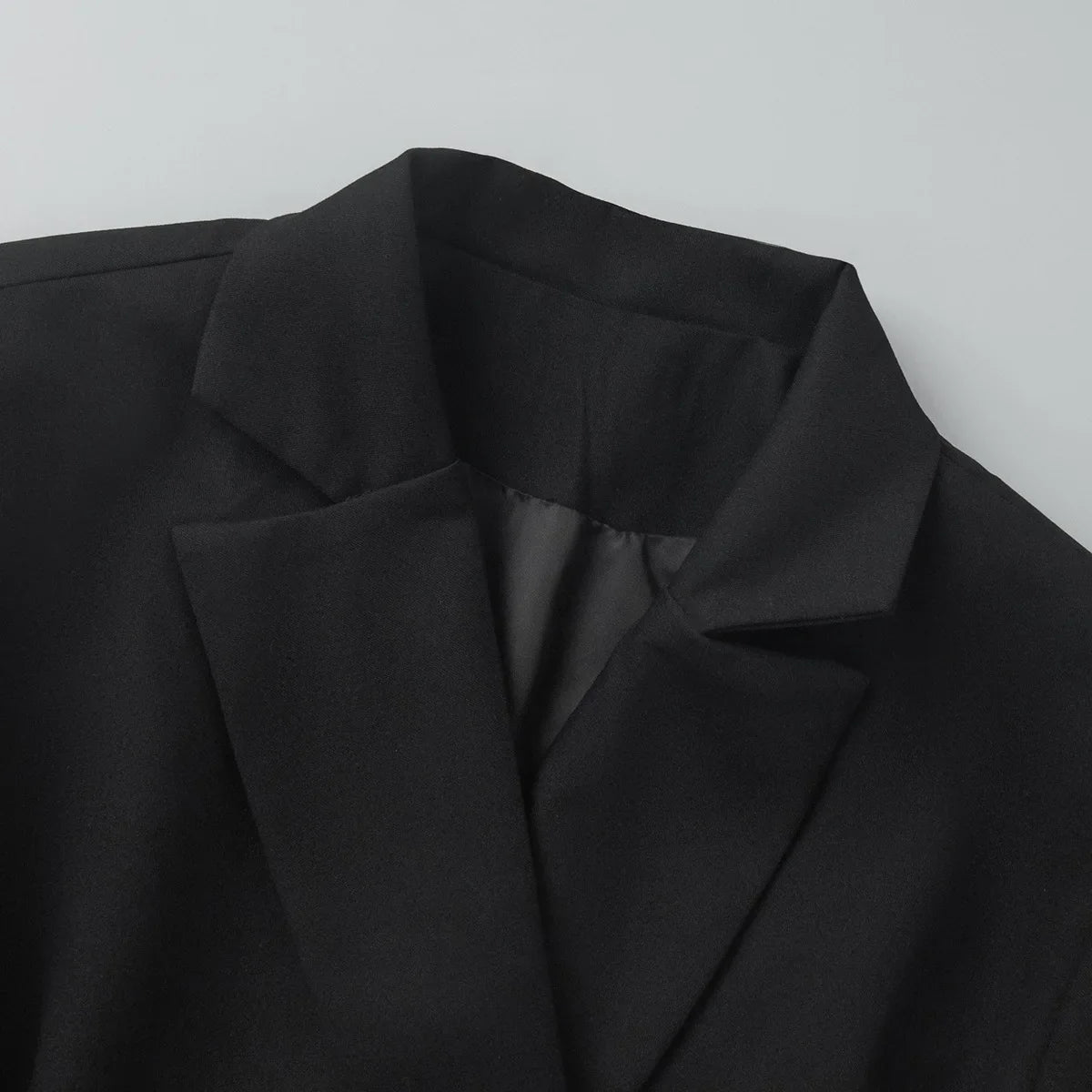 TITLE: Sophisticated Chic Blazer Dress Option