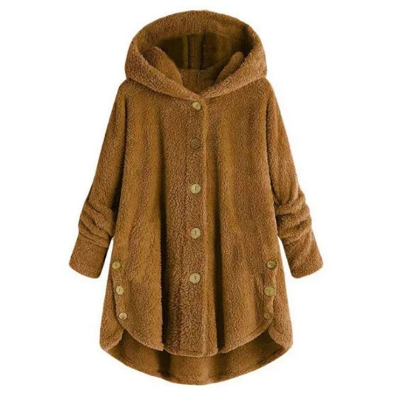 Plush Wool Blend Winter Coat