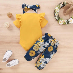 Floral Baby Girl Summer Set