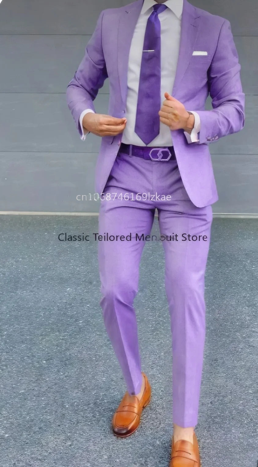 Slim Formal Two Piece Suit