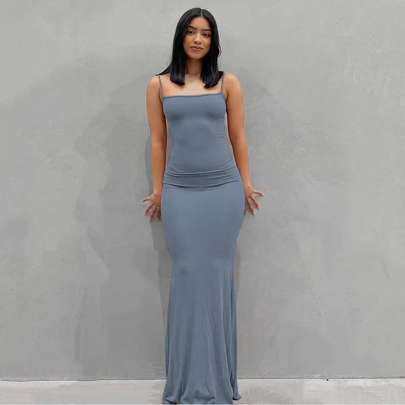 Elegant Mermaid Evening Maxi Dress