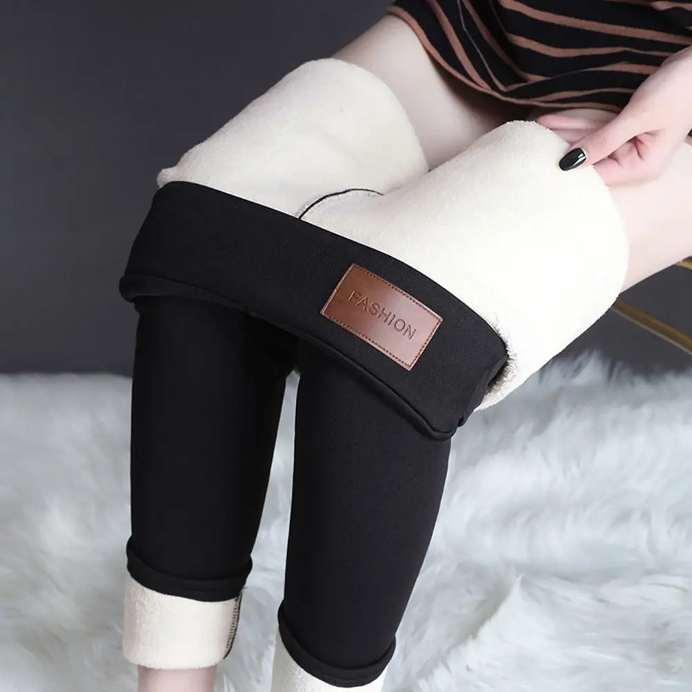 Push Up Warm Fleece Lined Thermal Slim Thicken High Waist Women Leggings Lambwool Pants Hip Lifting Pants Fitness Leggings