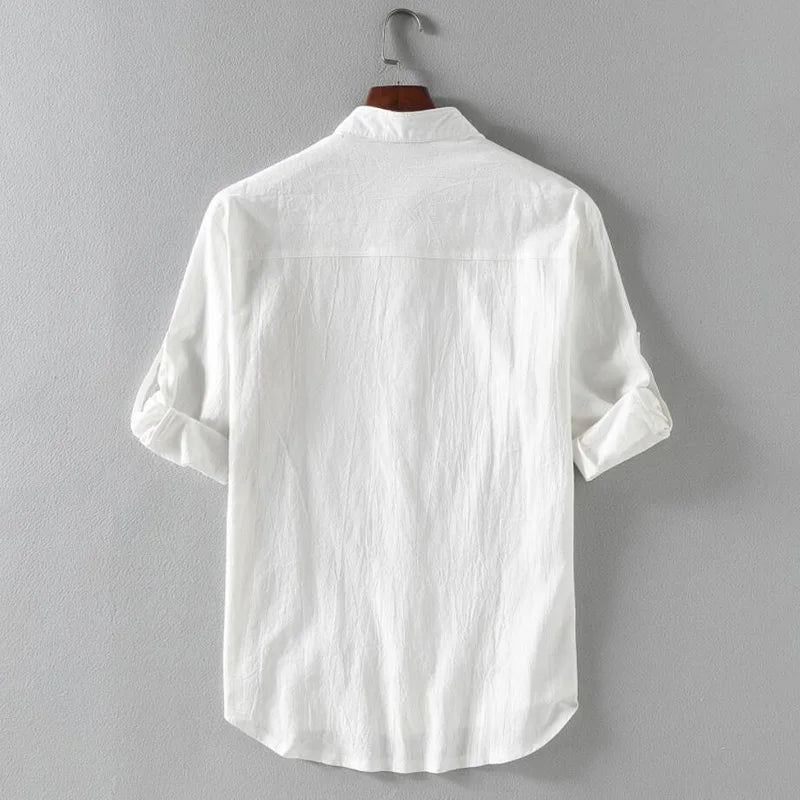 Cotton Linen Casual Summer Shirt