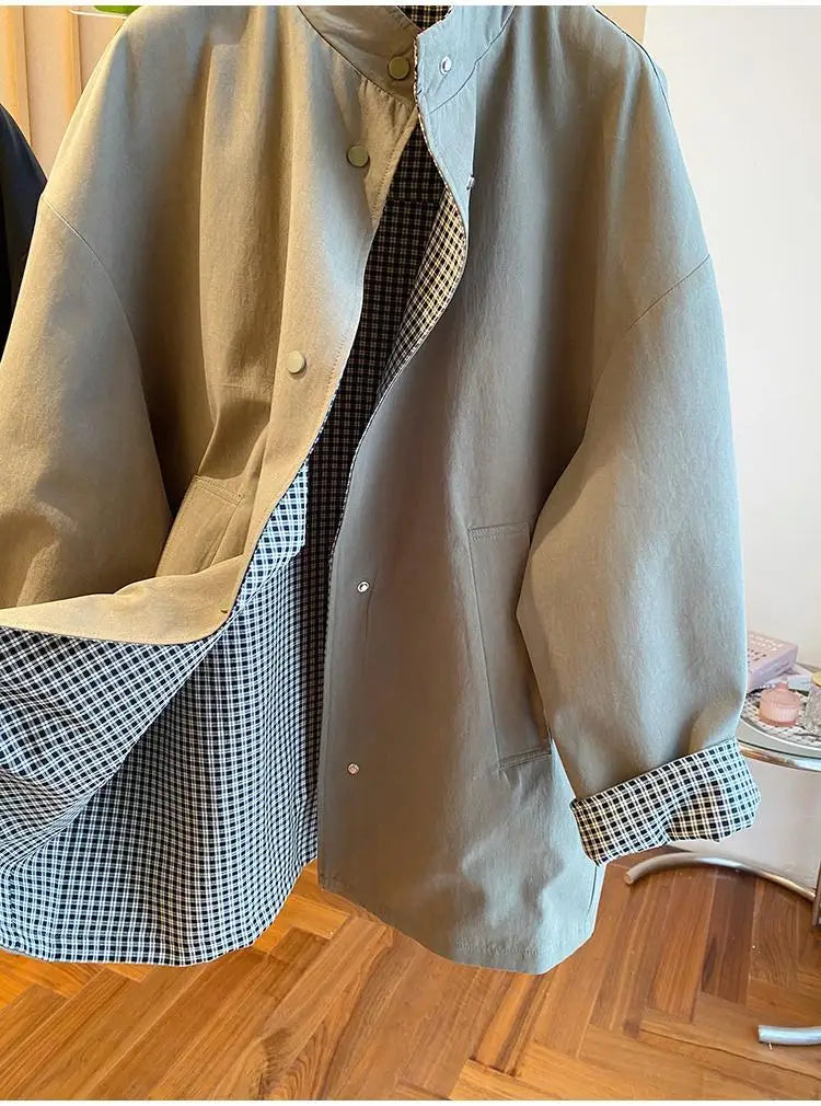 Casual Loose Windbreaker Trench Coat