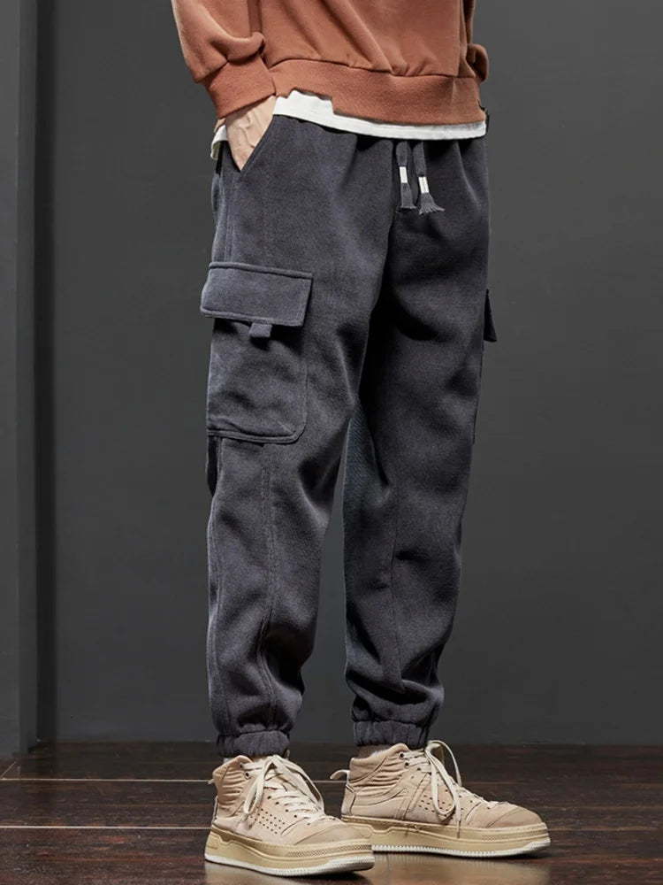 Elastic Waist Casual Jogger Pants