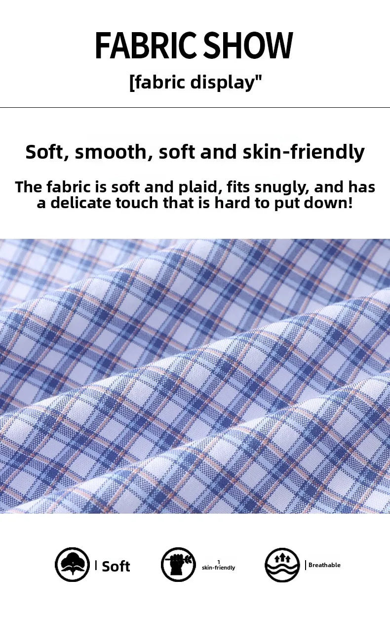 Premium Cotton Checkered Slim Shirt