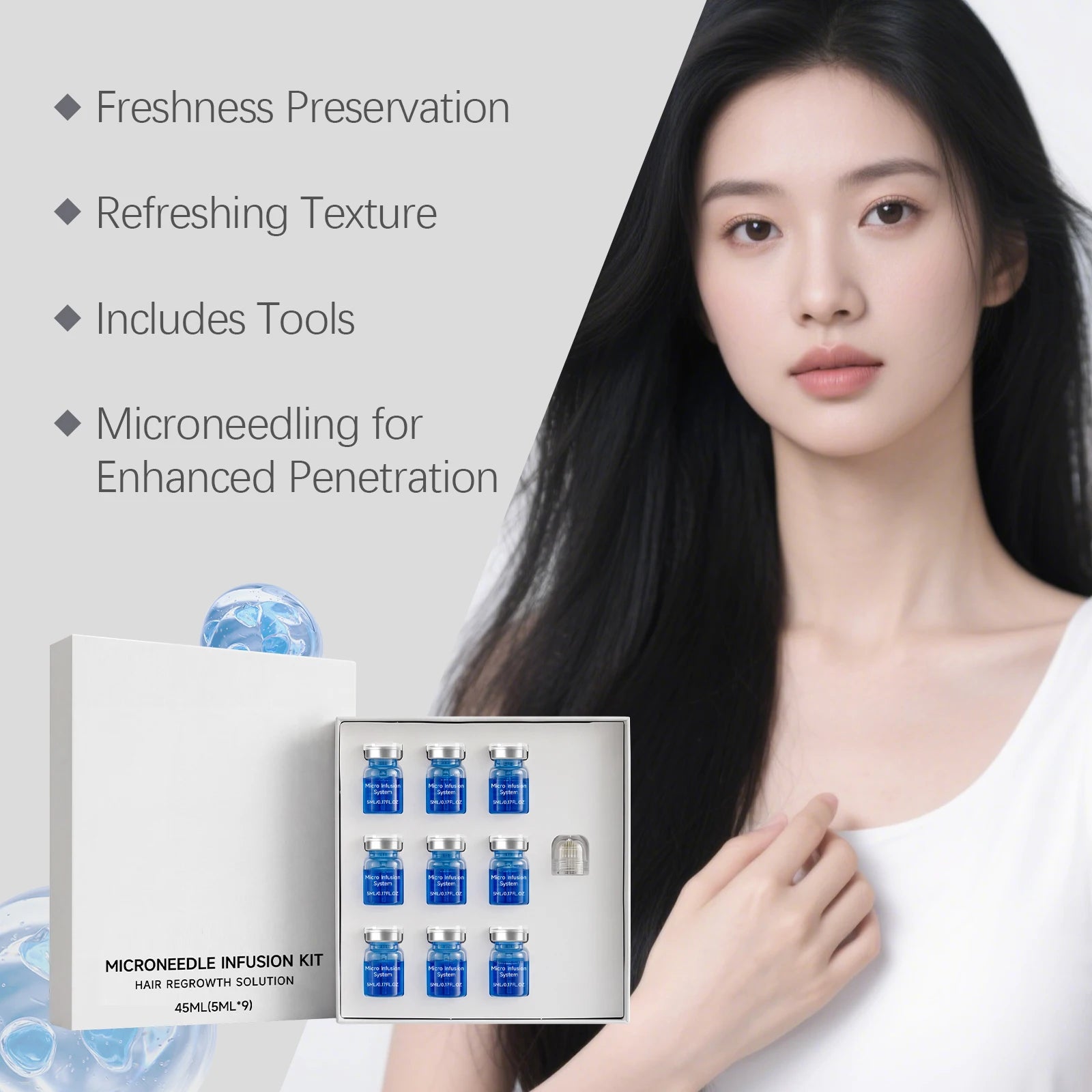 Hair Essential Care Serum Strengthen Roots Reducing Loss Prevent Baldness Repair Damage Hair Nourishing Scalp Care Essence Set
